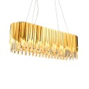 Loft Industry Modern - Facet Oval Glass Chandelier